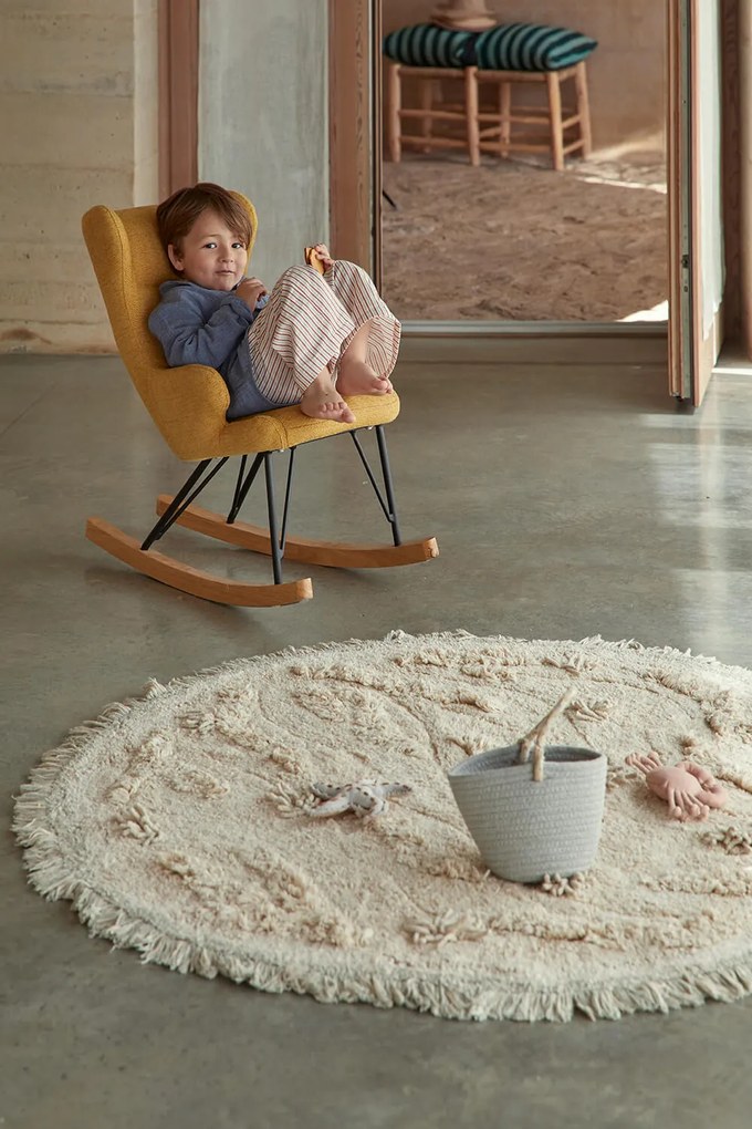 Hrací koberec isloda ⌀ 120 cm prírodný MUZZA
