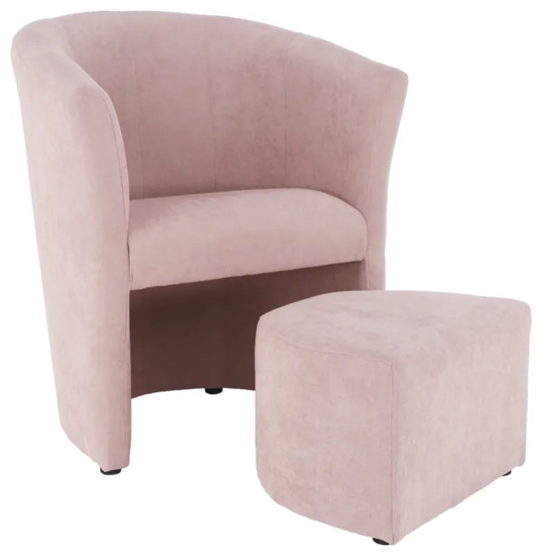 Kreslo s taburetom ROSE Tempo Kondela