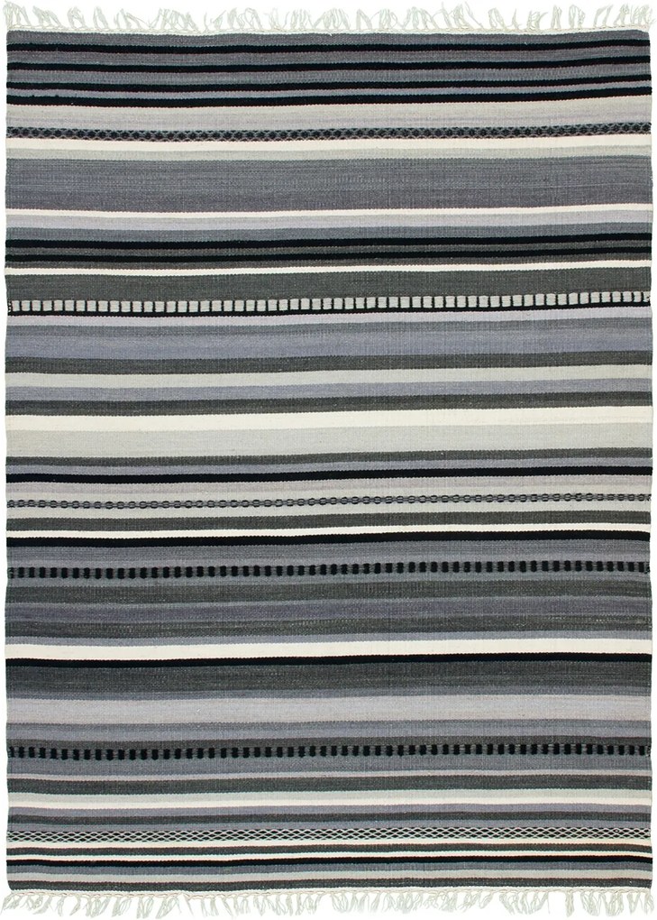 Obsession koberce Ručně tkaný kusový koberec KILIM 781 GREY - 120x170 cm