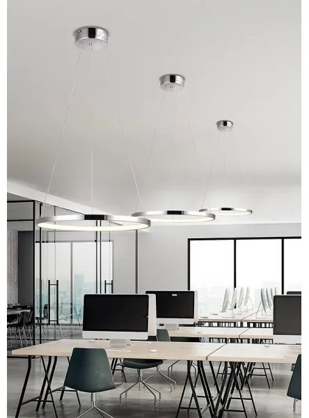 LED Luster na lanku LUNE LED/25W/230V