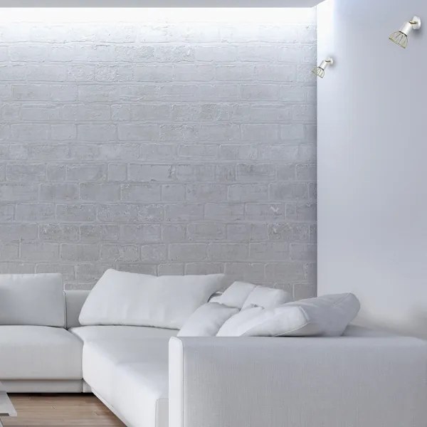 Nástenné bodové svietidlo DANTE 1xGU10/25W/230V biela/zlatá