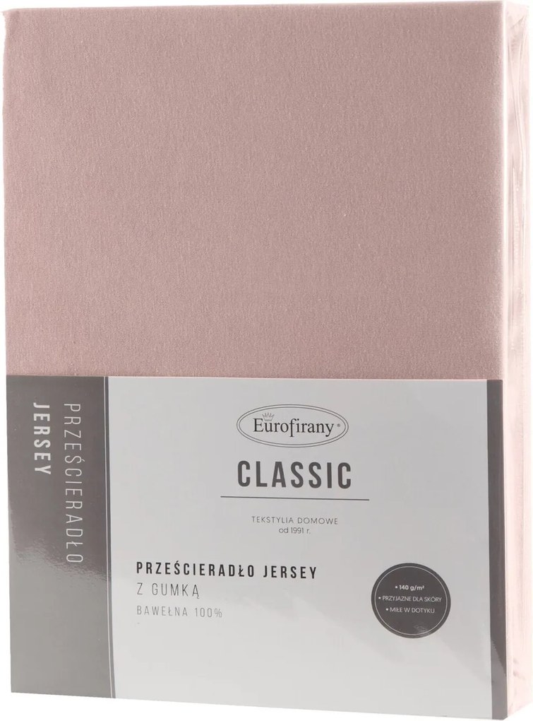 JERSEY PRESTIERADLO JERSEY3 90X200 CM PUDROVÉ