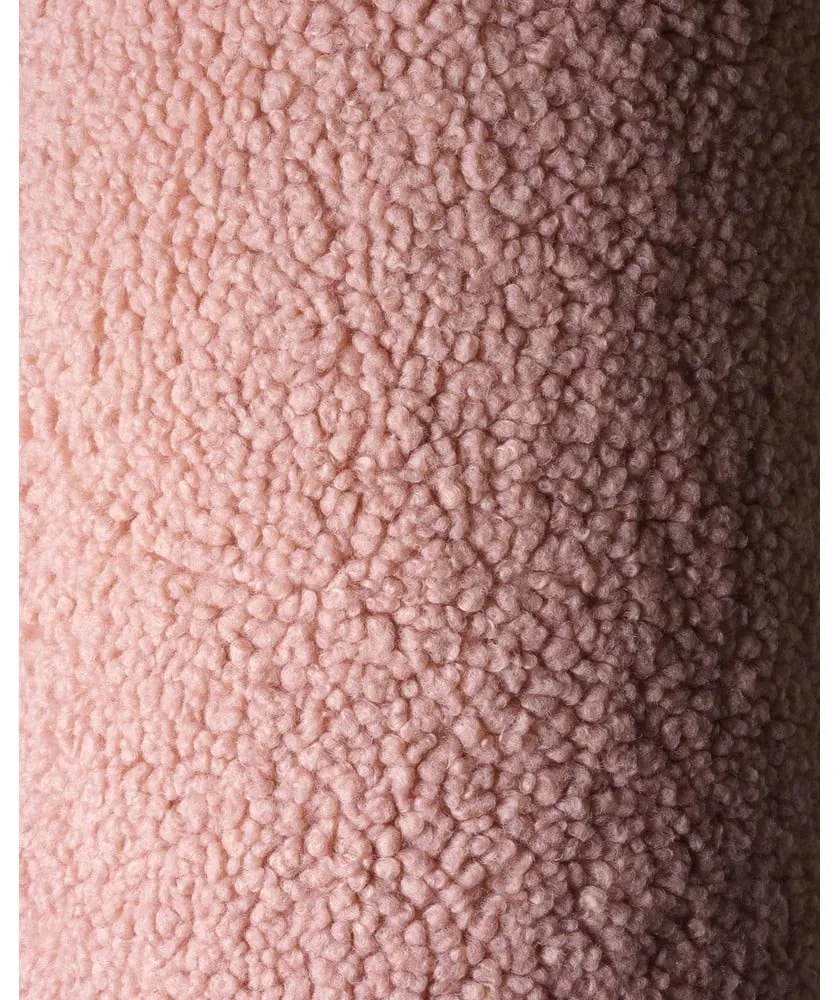 Ružový detský pohovkový vankúš z textílie buklé Teddy Pouch – Wigiwama