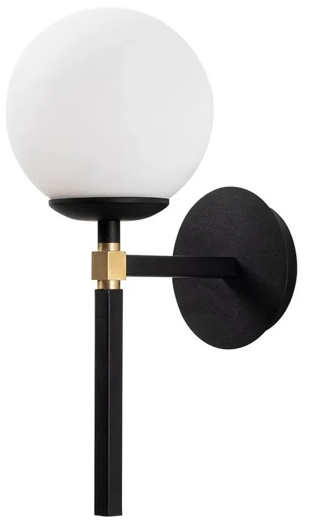 Nástenné svietidlo Gondol čierne