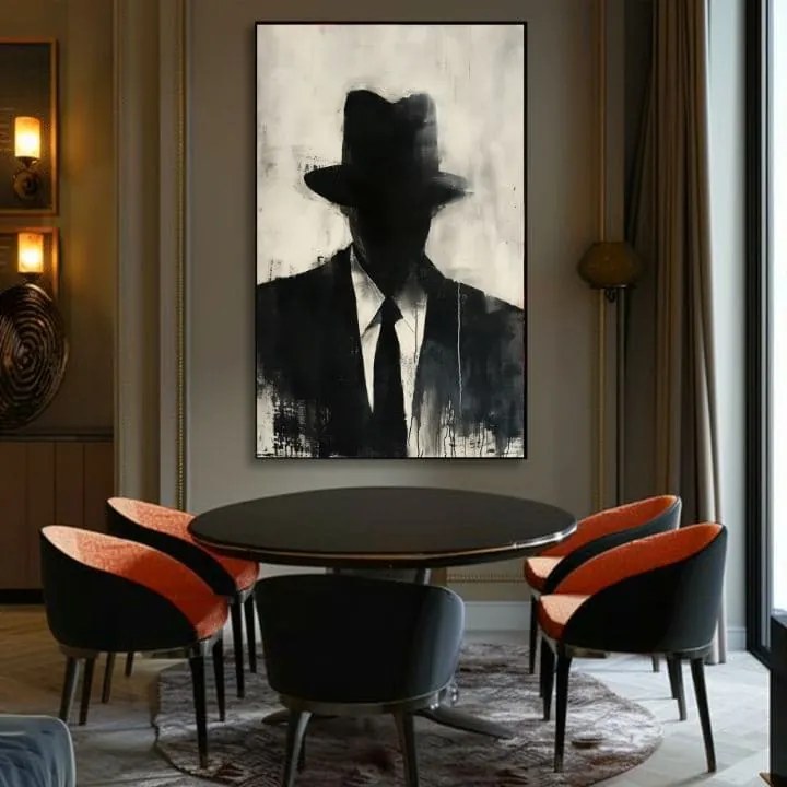 Obraz The Faceless Mobster | Akrylové detaily
