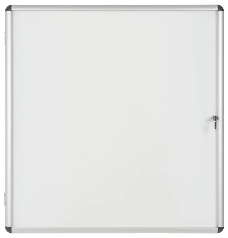 Vnútorná vitrína s bielym magnetickým povrchom, 940 x 981 mm