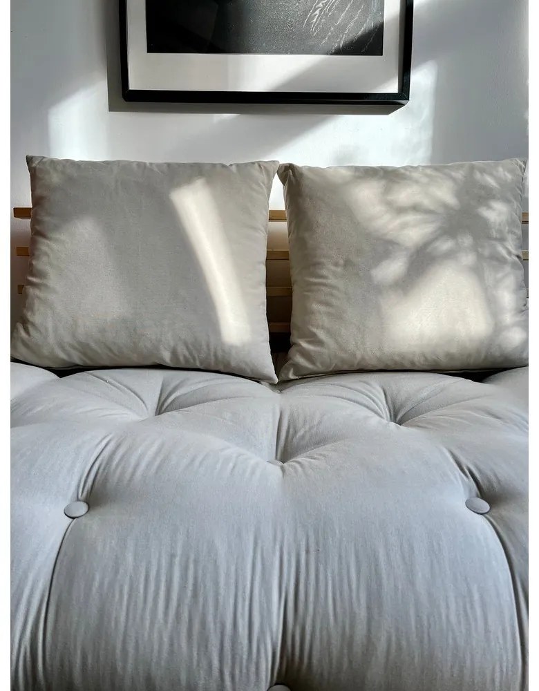 Rozkladacia pohovka s ľanovým poťahom Karup Design Shin Sano Natural/Linen