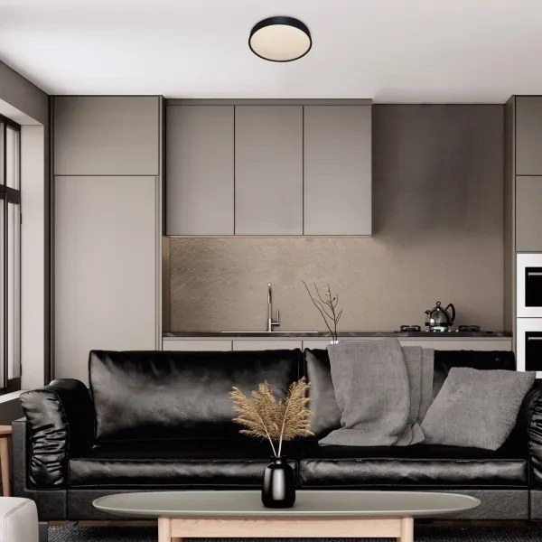 Rabalux 75009 - LED Stropné svietidlo LARCIA LED/18W/230V IP44 4000K čierna