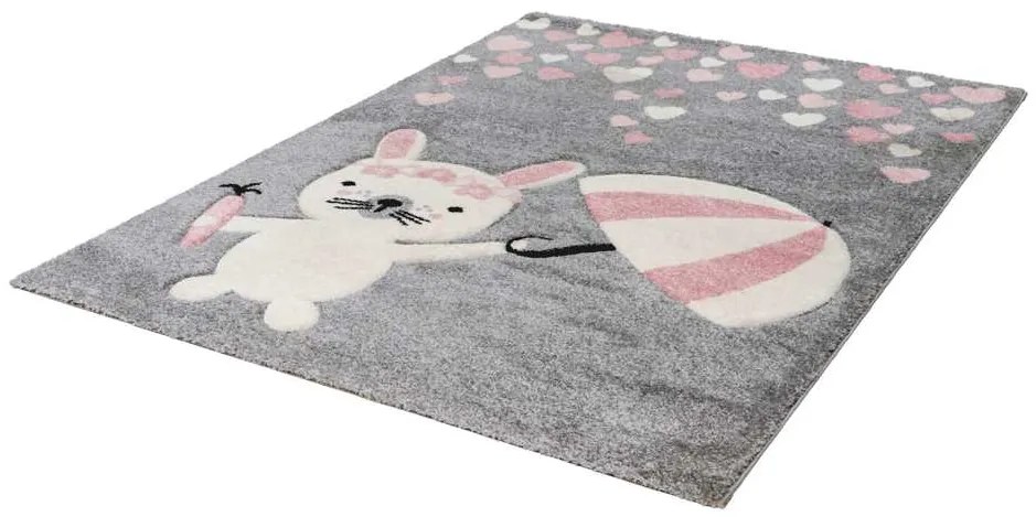 Lalee Detský kusový koberec Amigo 326 Pink Rozmer koberca: 80 x 150 cm