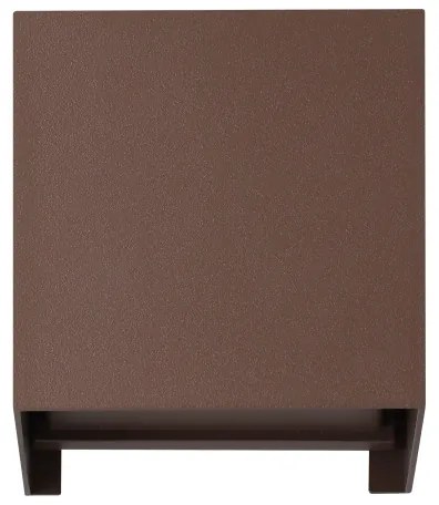 Eglo 901066 - LED Vonkajšie nástenné svietidlo CALPINO 2xLED/2,8W/230V IP54 hnedá