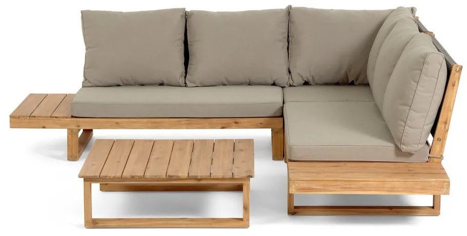Set záhradného nábytku z akáciového dreva Kave Home Flaviina
