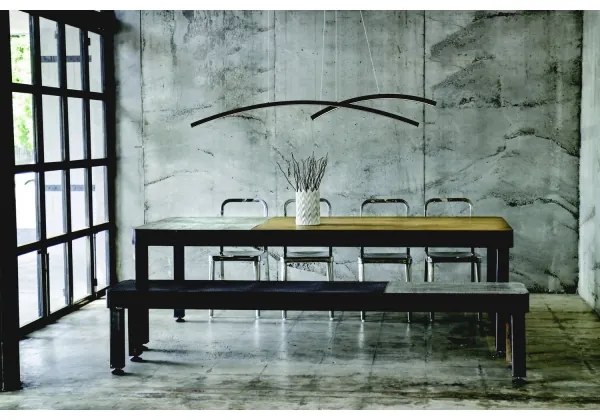 Zambelis 20130 - LED Stmievateľný luster na lanku LED/48W/230V čierna