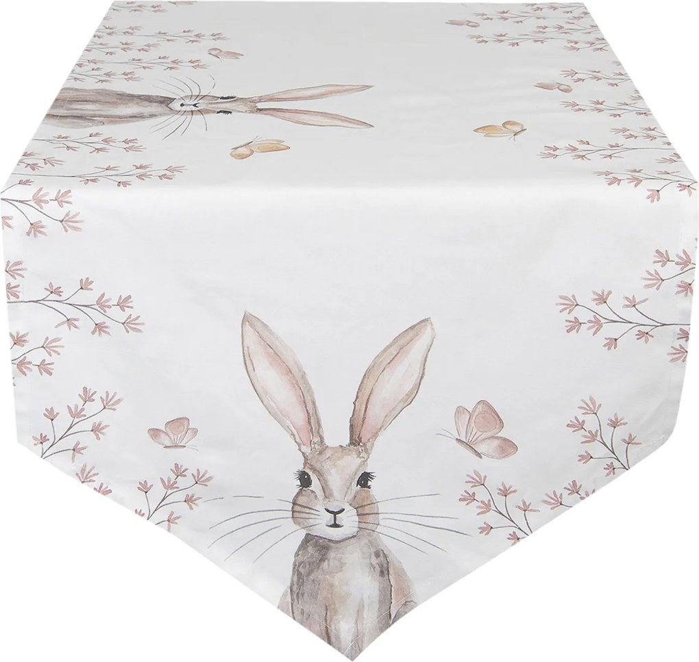 Behúň na stôl s veľkonočným motívom Rustic Easter Bunny - 50 * 160 cm