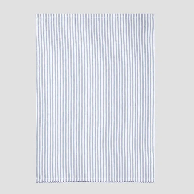 Sada kuchynských utierok ANDIE modrá s volánikmi a pruhmi 741029