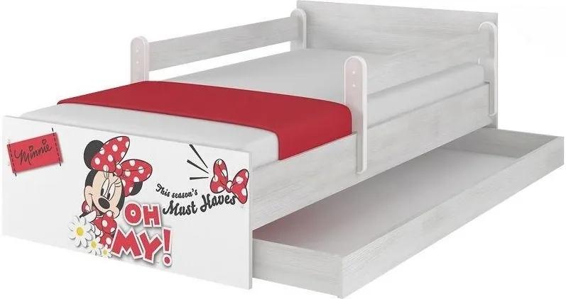 MAXMAX Detská posteľ MAX bez šuplíku Disney - MINNIE III 160x80 cm 160x80 pre dievča NIE