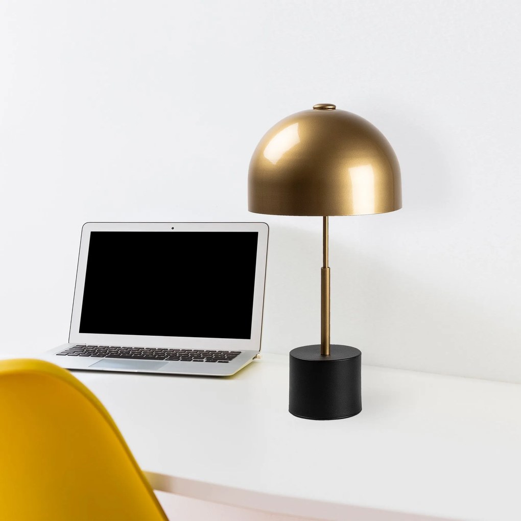 Stolní lampa Mixes černá/zlatá