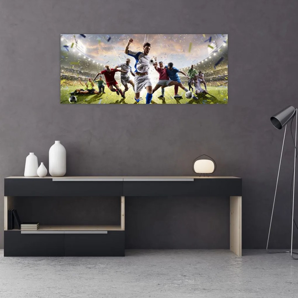 Obraz - Futbal (120x50 cm)