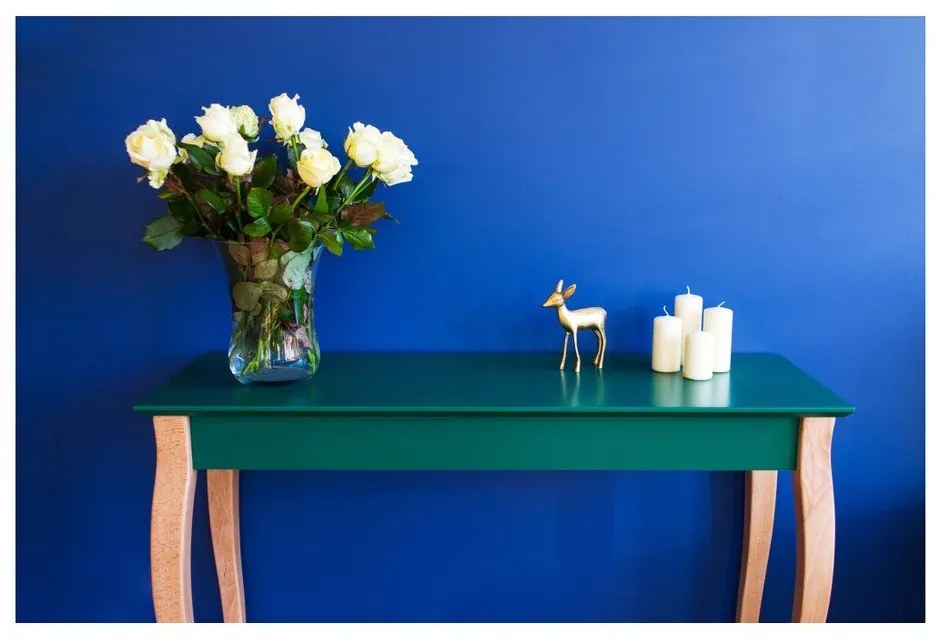 Svetlosivý odkladací stolík Ragaba Console, dĺžka 105 cm