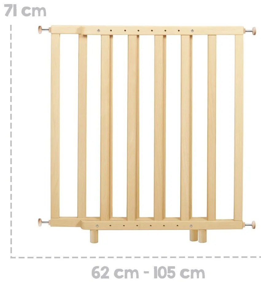 Zábrana do dverí v prírodnej farbe – Roba