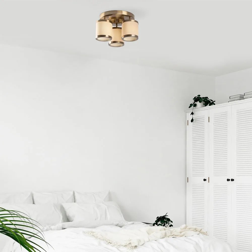 Stropné svietidlo v bronzovej farbe Way – Opviq lights