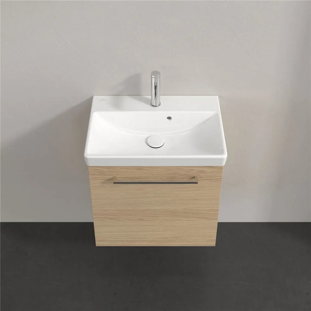 VILLEROY &amp; BOCH Avento závesná skrinka pod umývadlo Compact, 1 dvierka, pánty vpravo, 530 x 352 x 514 mm, Nordic Oak, A88801VJ