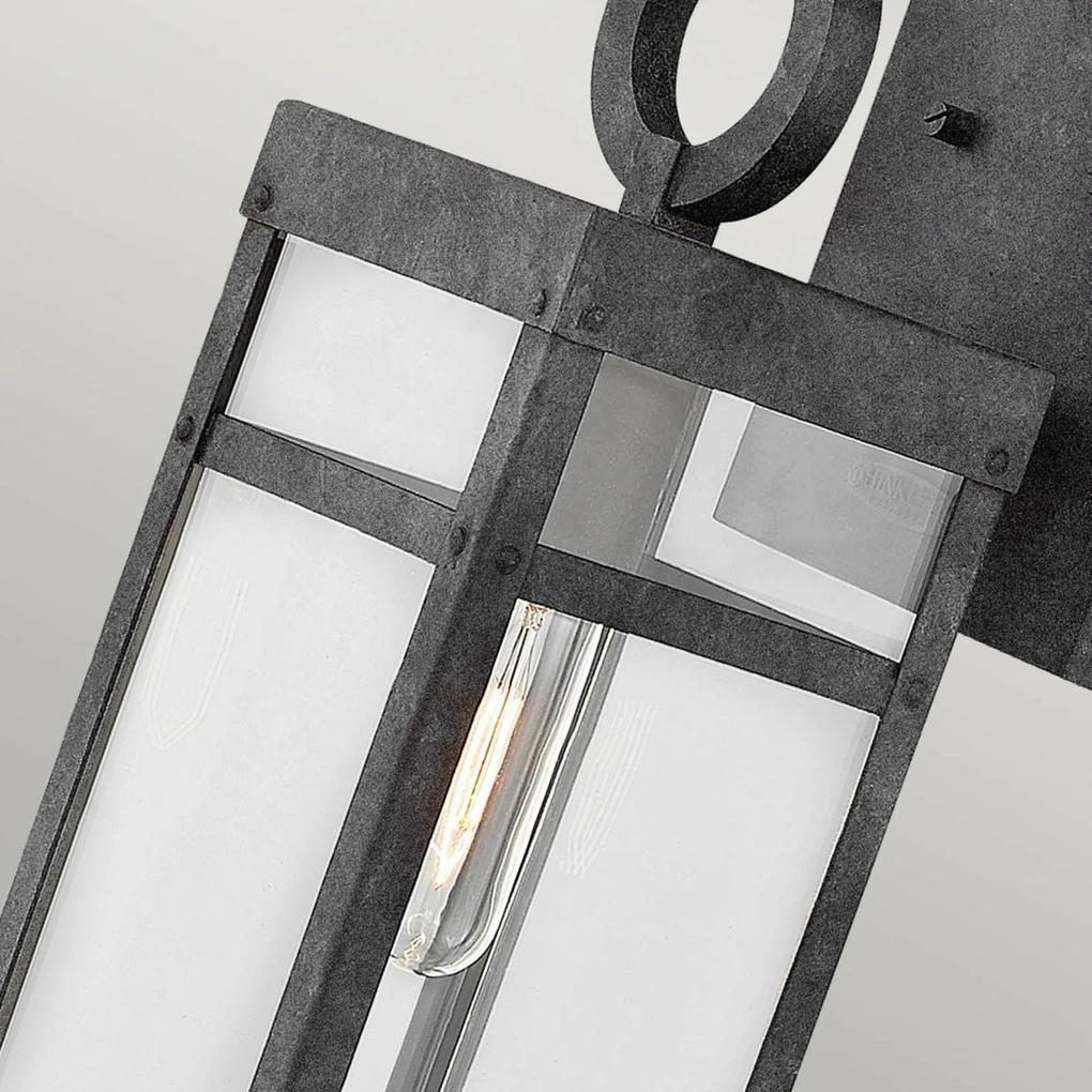 Vonkajšie nástenné svietidlo Porter čierna 47,4 cm