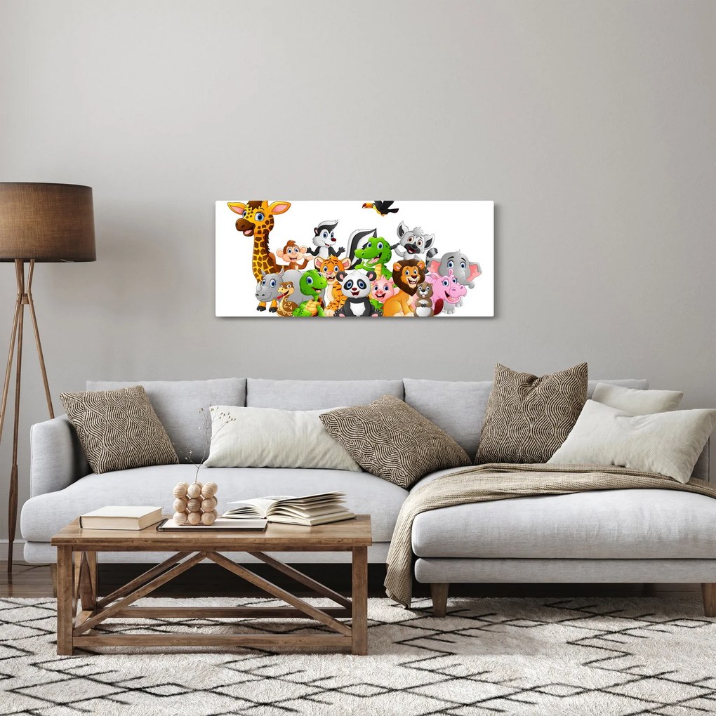 Obraz zvieratiek (120x50 cm)