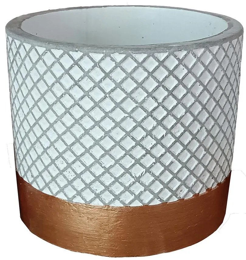 Cementový Kvetináč YS46807 12x12x10.5 cm