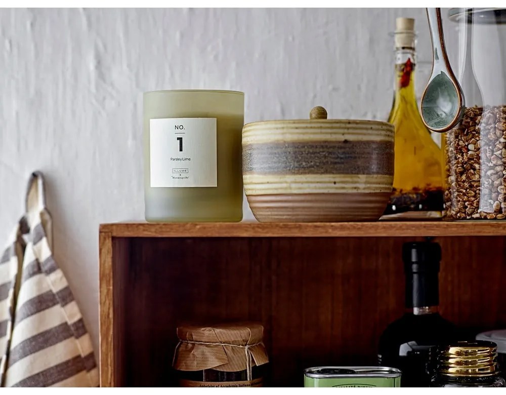 Vonná sviečka doba horenia 50 h No. 1 Parsley Lime – ILLUME x Bloomingville