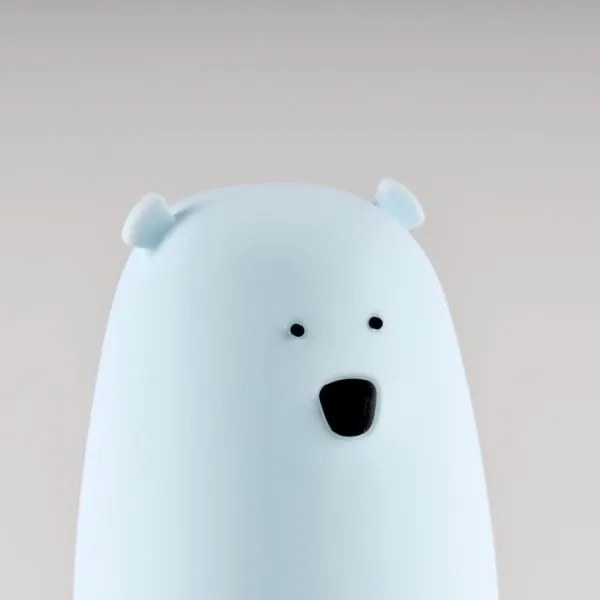 LED RGB Detská dotyková lampička BEAR LED/0,8W/5V modrá