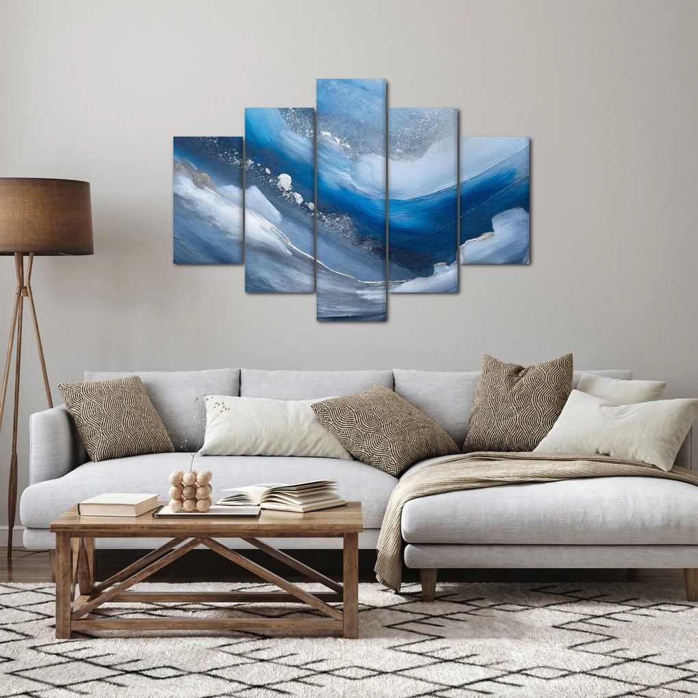 Obraz - Abstrakcia oceánu (150x105 cm)