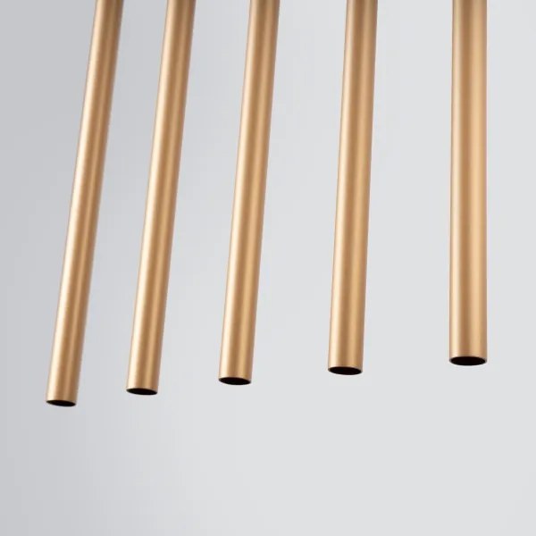 Sollux SL.1173 - Luster na lanku PASTELO 5xG9/8W/230V zlatá