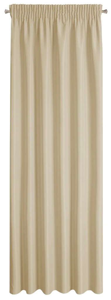 ZÁVES NA PÁSKE RITA 140X270 CM BÉŽOVÁ