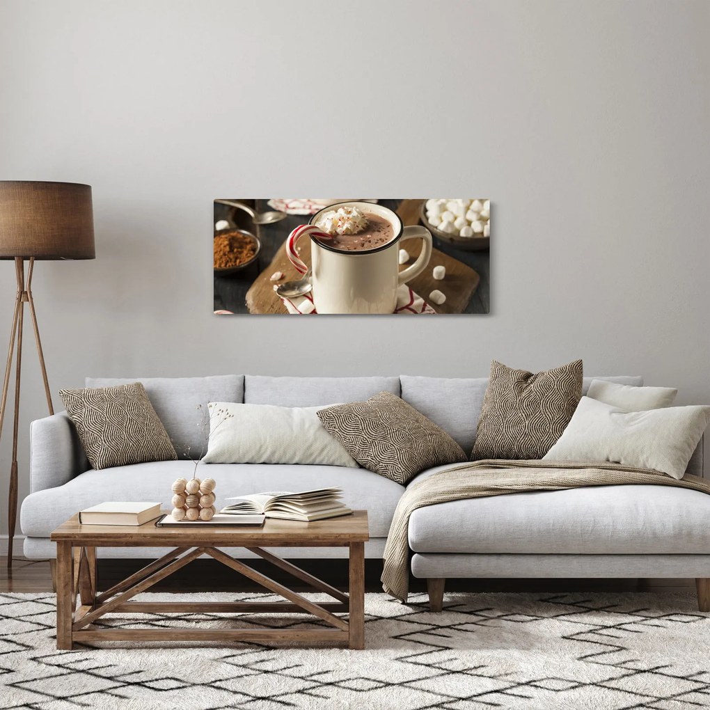 Obraz - Horúca čokoláda (120x50 cm)