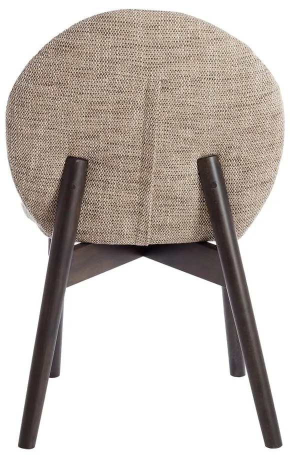 Béžové čalúnené jedálenské kreslá v súprave 2 ks Sinosa – Light &amp; Living