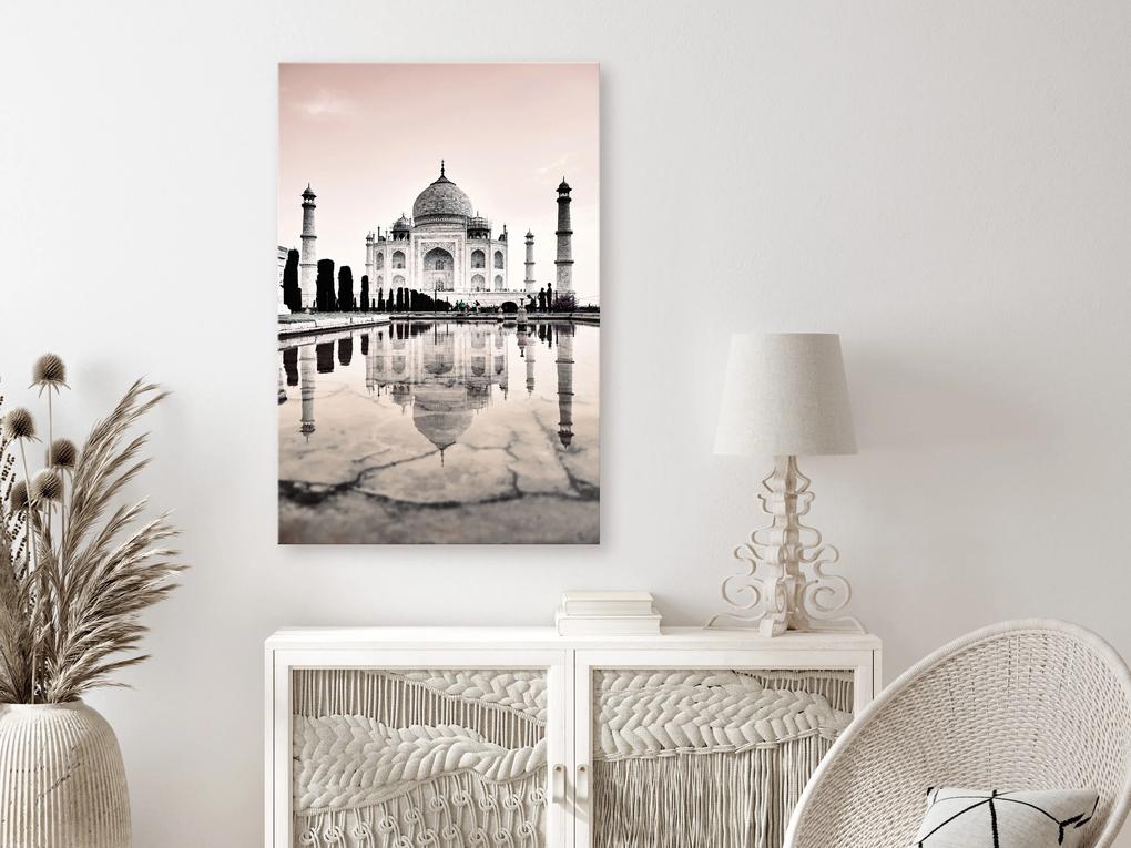 Artgeist Obraz - Taj Mahal (1 Part) Vertical Veľkosť: 80x120, Verzia: Premium Print