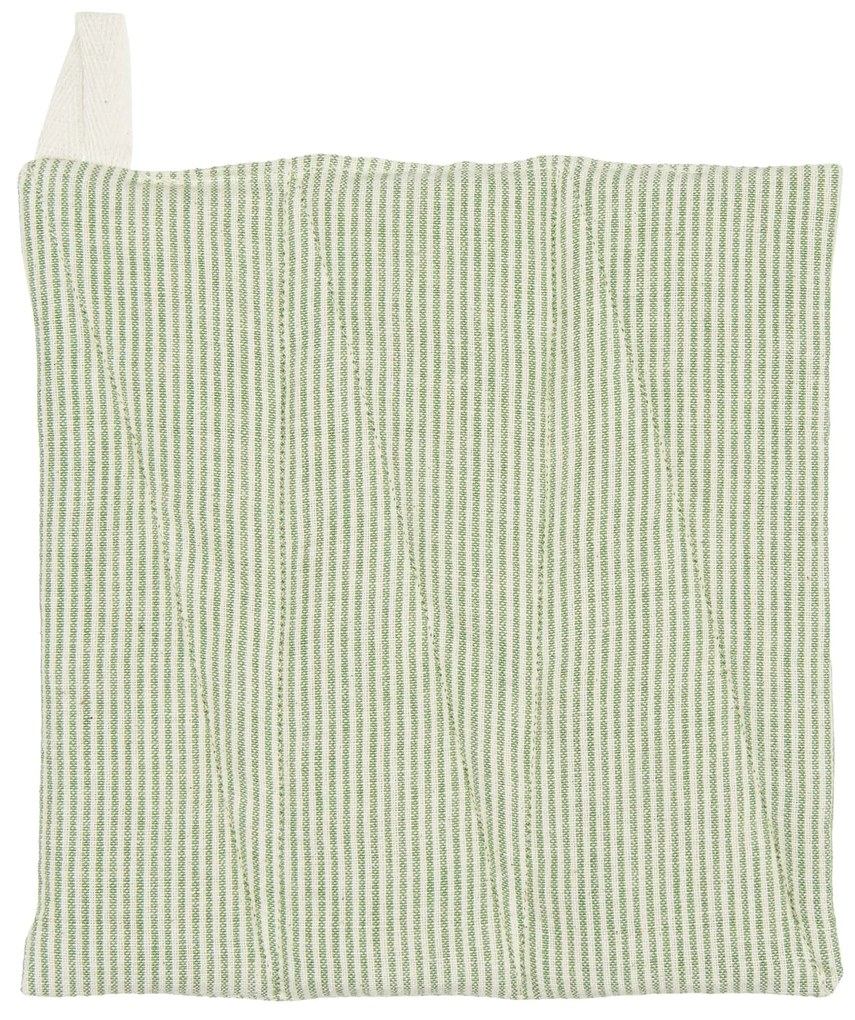 Ib Laursen Bavlnená chňapka Emil / Green Stripes