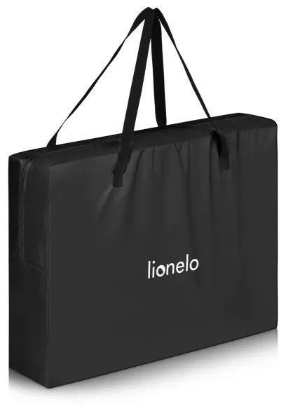 Lionelo - Cestovná postieľka 3 v 1 ALICE Black