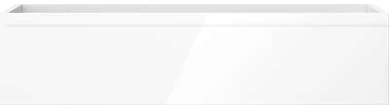 Mexen Orio, kúpeľňová skrinka 100 cm, 1 zásuvka, biela lesklá, 91A10-10023-1-BF00