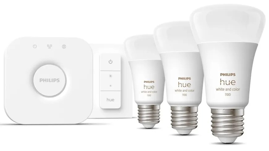 Inteligentný štartovací balíček 5 ks E27, 11 W White and color ambiance – Philips Hue