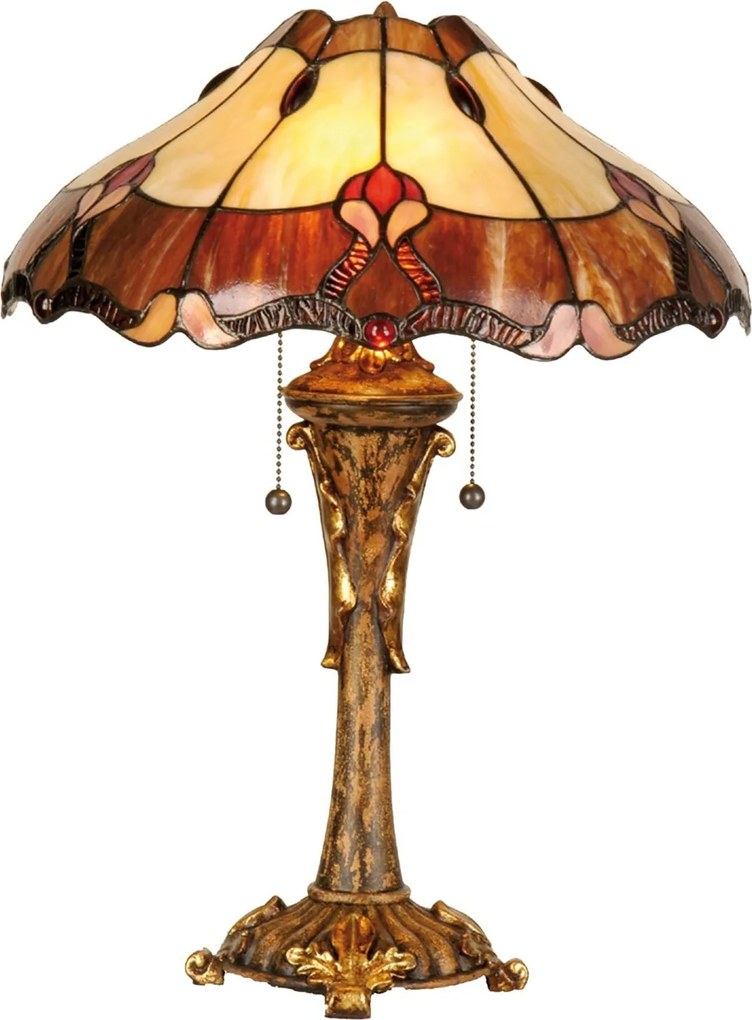 Stolná lampa Tiffany - Ø 40*53 cm