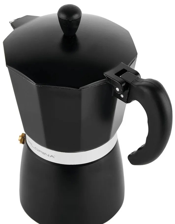 Florina Kávovar Macchiato 6 šálok, čierna