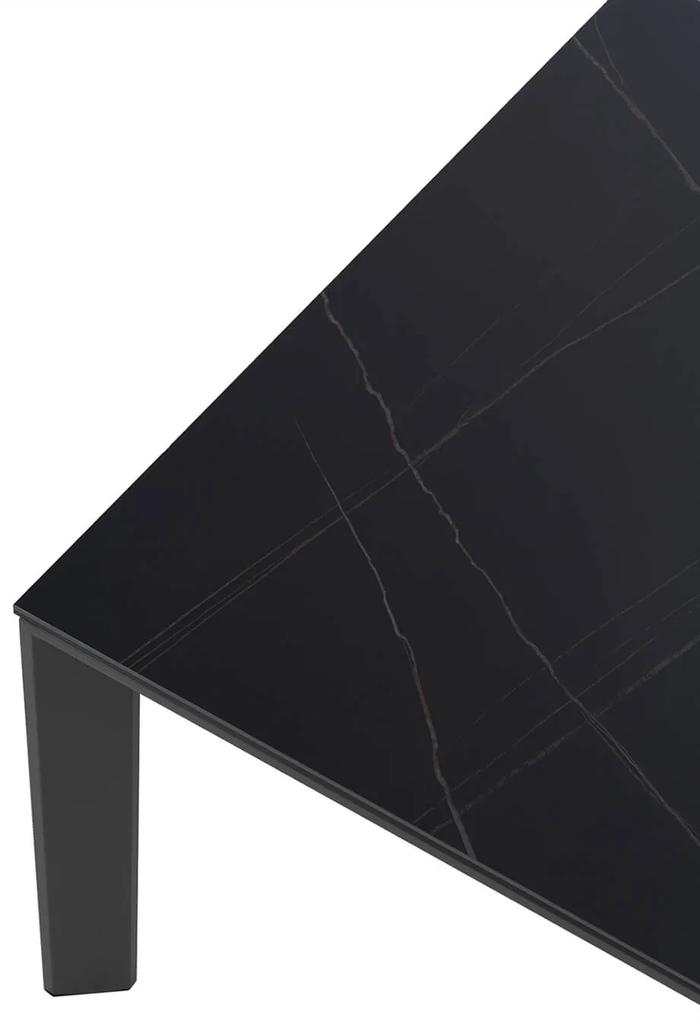 Rozkladací stôl sallie 160 (240) x 90 cm antracitový MUZZA