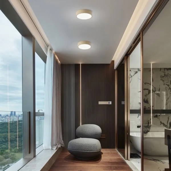 Brilagi -LED Stropné svietidlo POOL LED/18W/230V 3000/4500/6000K pr. 20 cm béžové