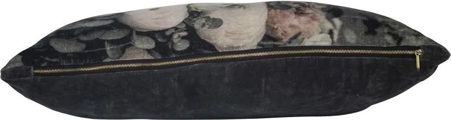 Veľký zamatový vankúš romantickej kvety - 40*60*15cm