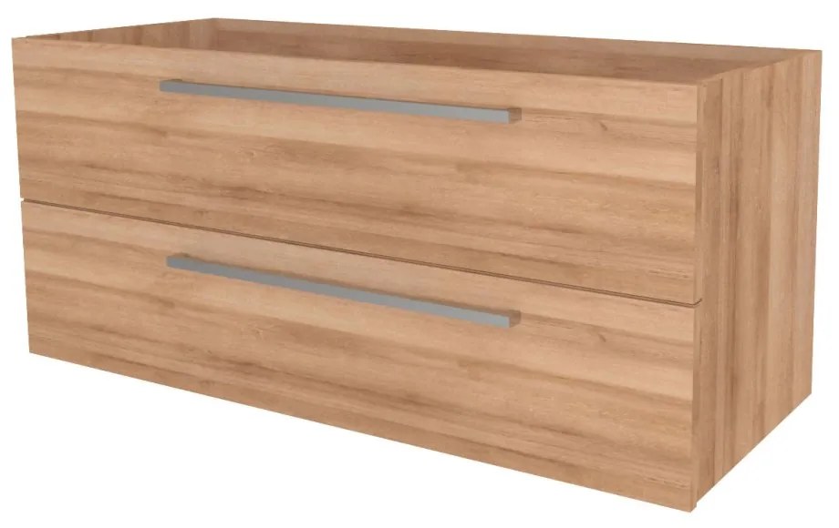Mereo, Mereo Bino, kúpeľňová skrinka 121 cm, Multidecor, Dub Riviera mountain, MER-CN693SDMON