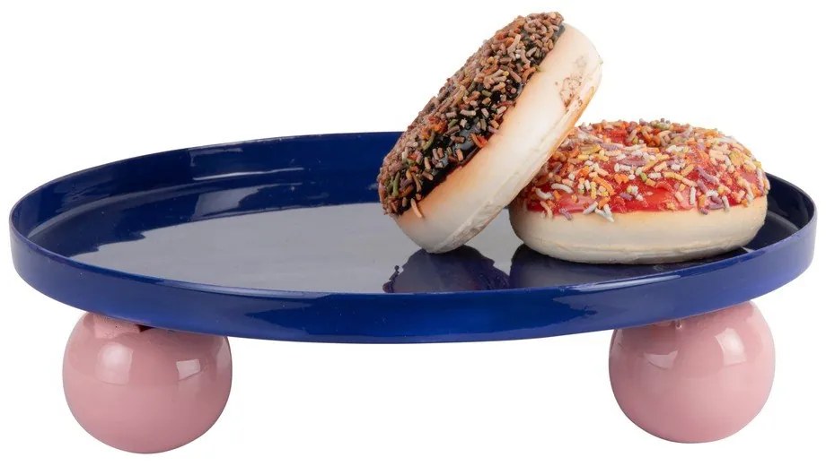 Kovová dekoratívna tácka ø 25 cm Double Funky – PT LIVING