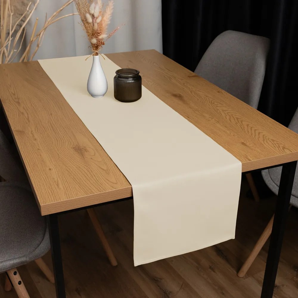 Biante Dekoračný behúň na stôl BKU-121 Latte 35x120 cm