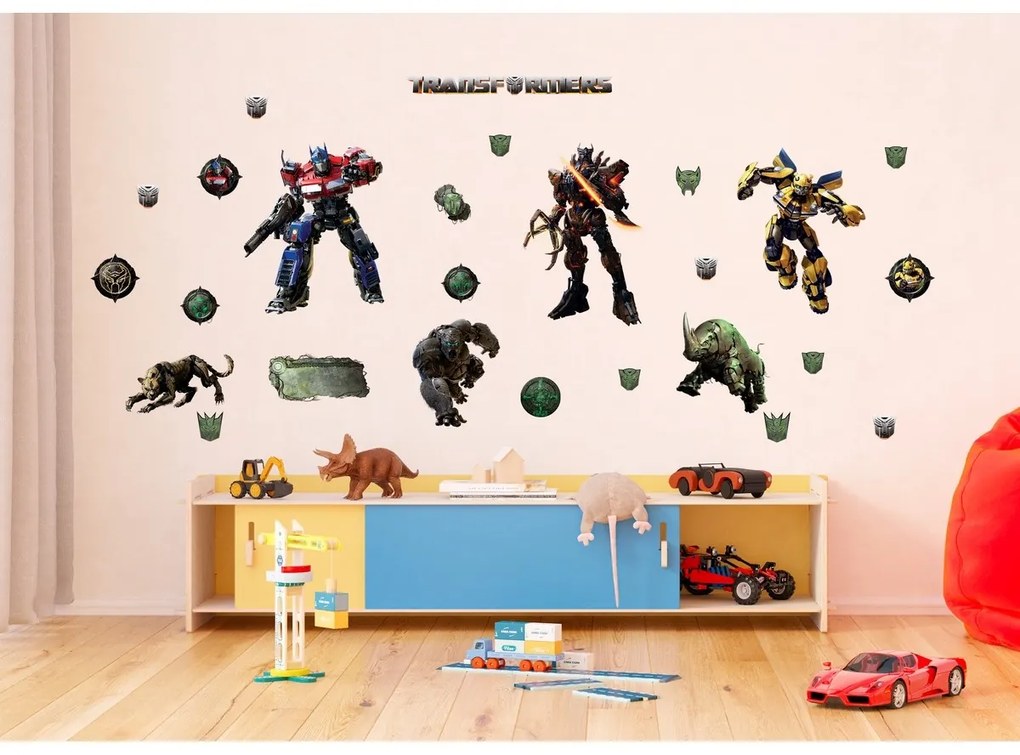 Samolepiaca dekorácia Transformers, 65 x 85 cm