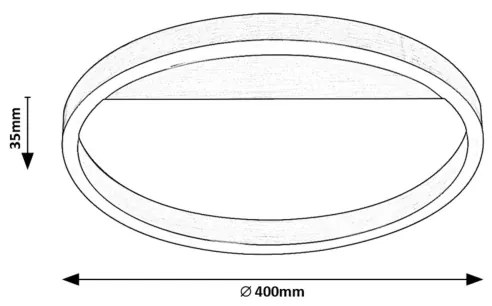 Rabalux 71311 - LED stropné svietidlo THRAC LED/20W/230V matný chróm